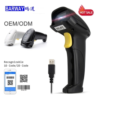 Van de Lezerscorded handheld 1D tweede QR van de Barwaylaser CCD CMO Aftasten Getelegrafeerde de Streepjescodescanner BW-360H
